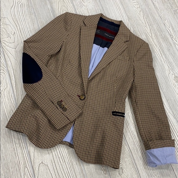 Coats | Zara Basic Plaid Blazer 